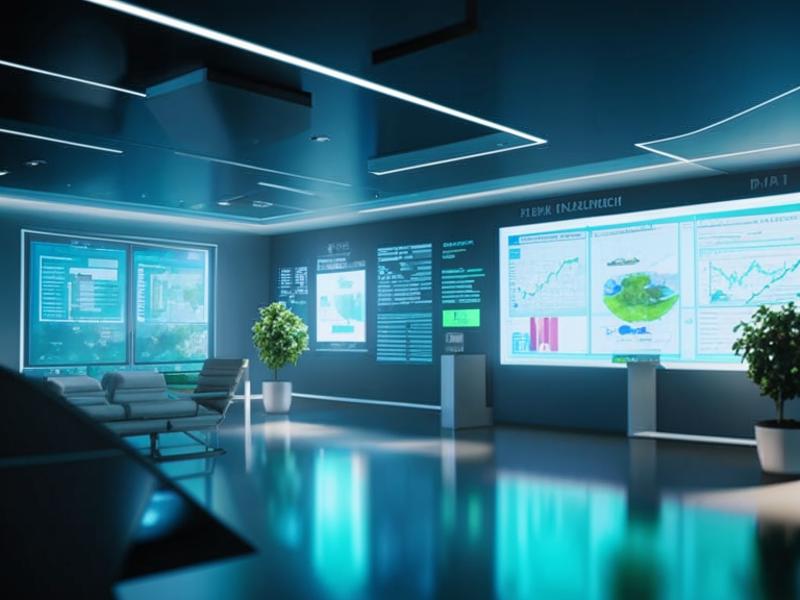 AI dashboard monitoring healthcare operations
